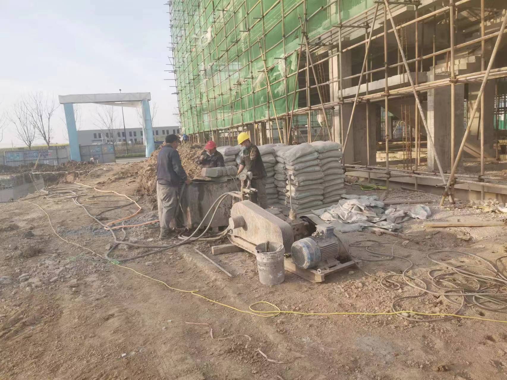 湘阴别墅下沉注浆